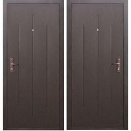 Металлическая дверь Прораб 5-1 металл/металл (980мм) левая